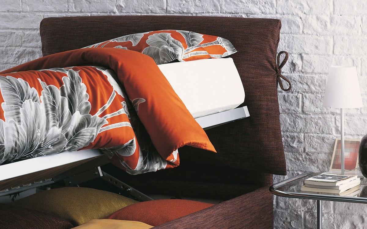 Single bed with removable cover | Nathalie by Flou