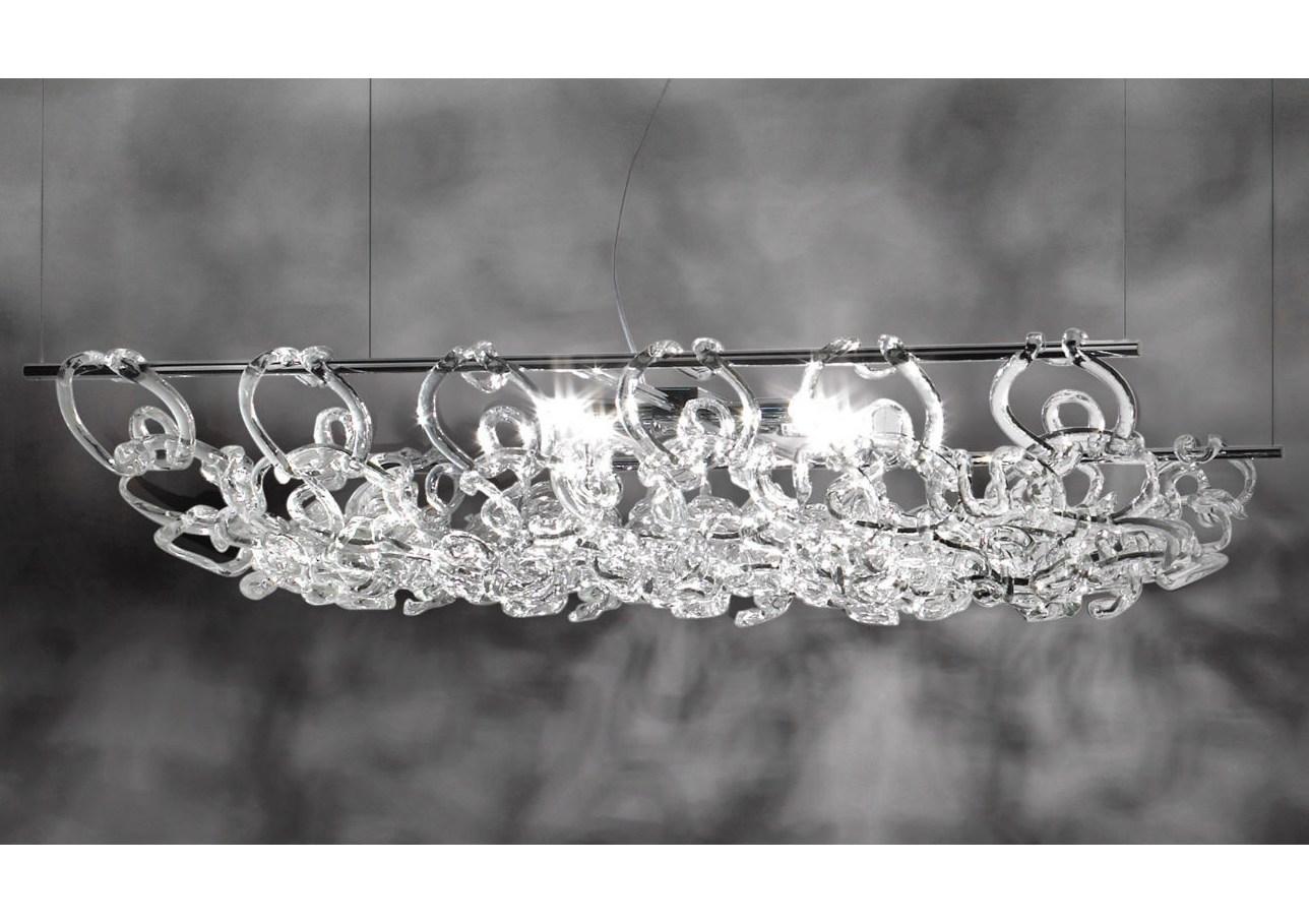 Glass pendant lamp | Giogali 3d Sp by Vistosi