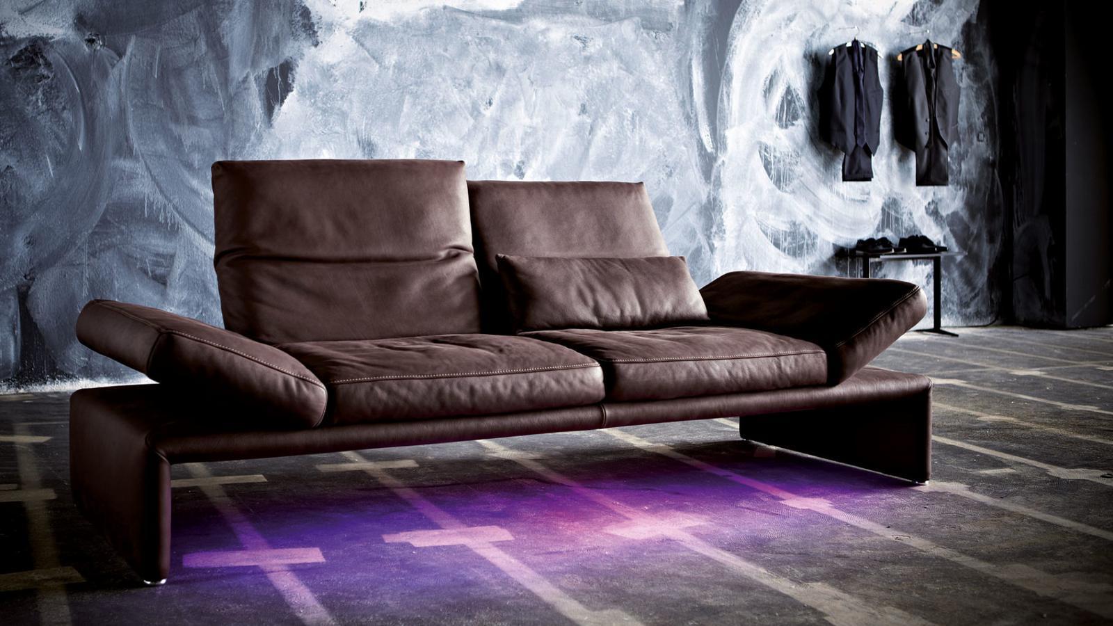 Sectional nabuk sofa | Raoul by Koinor