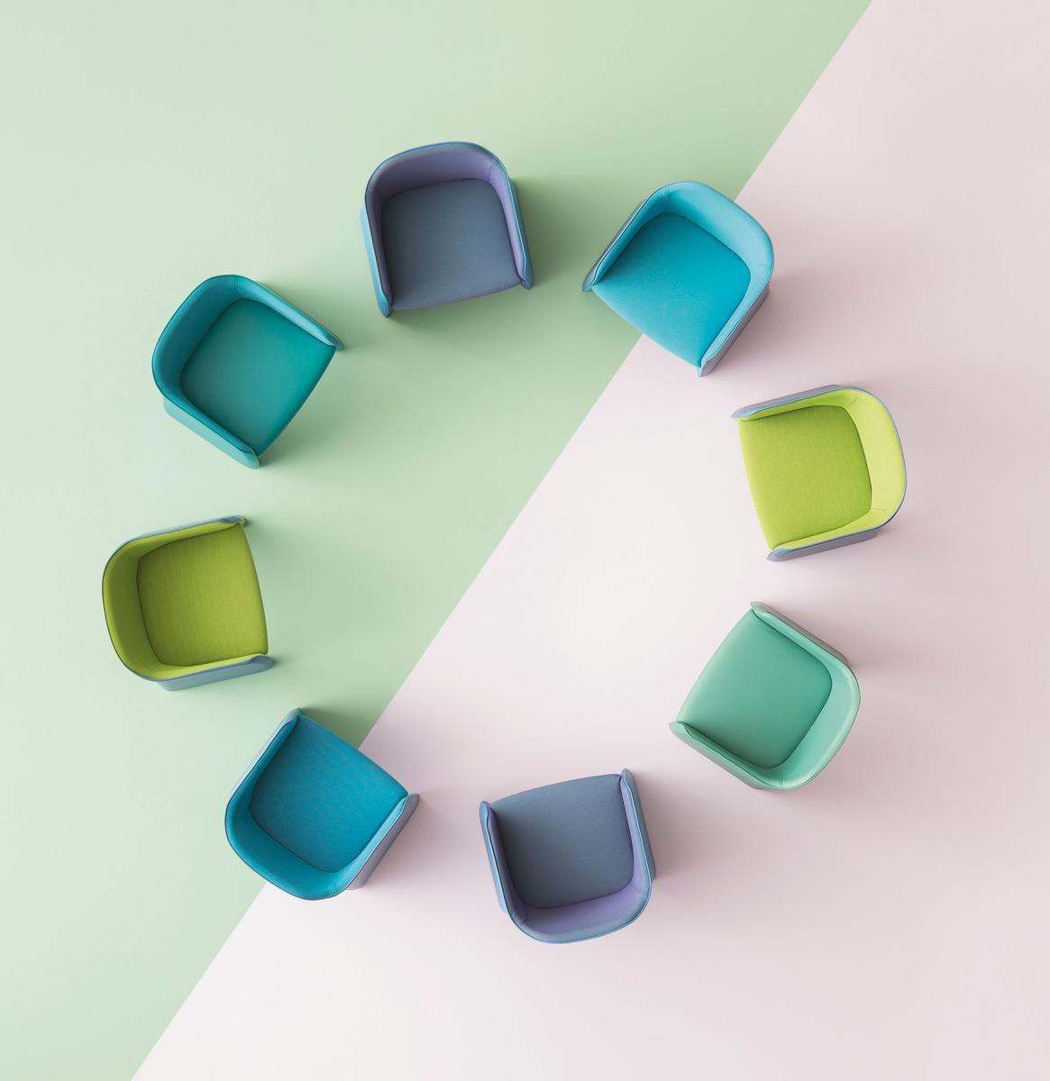 Upholstered chair with armrests | Laja 885 by Pedrali