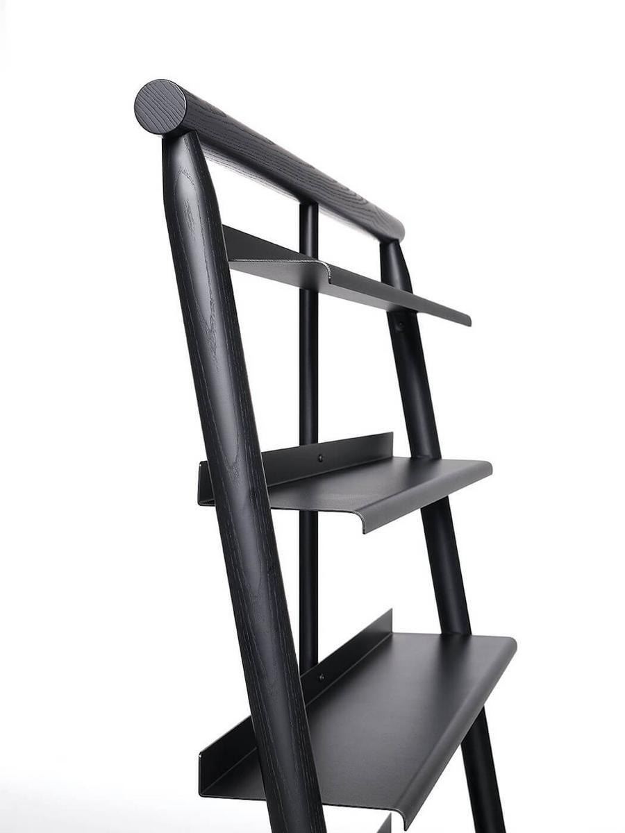 Open wall-mounted painted metal bookcase | Suite by Midj