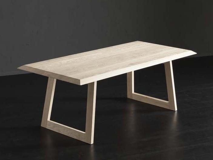 Rectangular wooden dining table | Rio + Flat by Altacorte