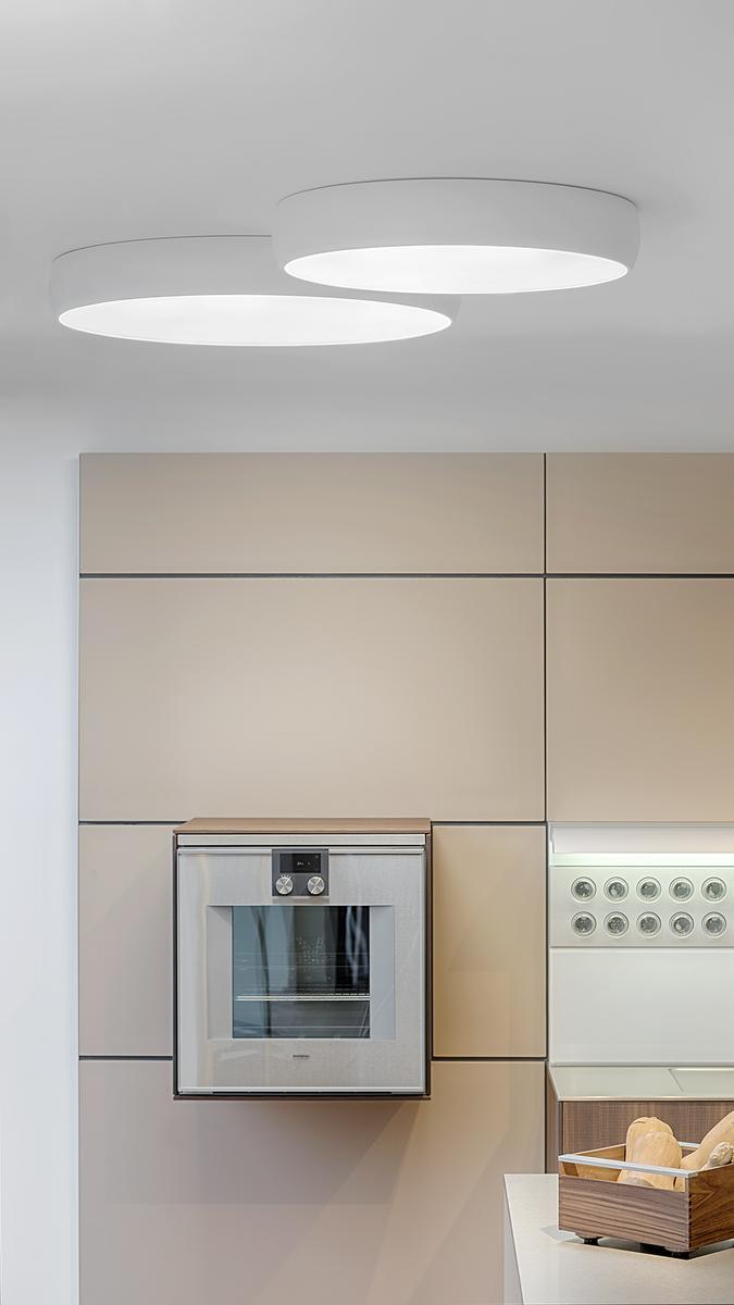 LED ceiling lamp with dimmer | Drum 70 by Arkoslight
