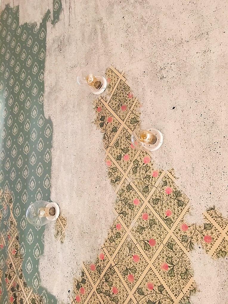 LED glass ceiling light with dimmer | Dropz by Dark