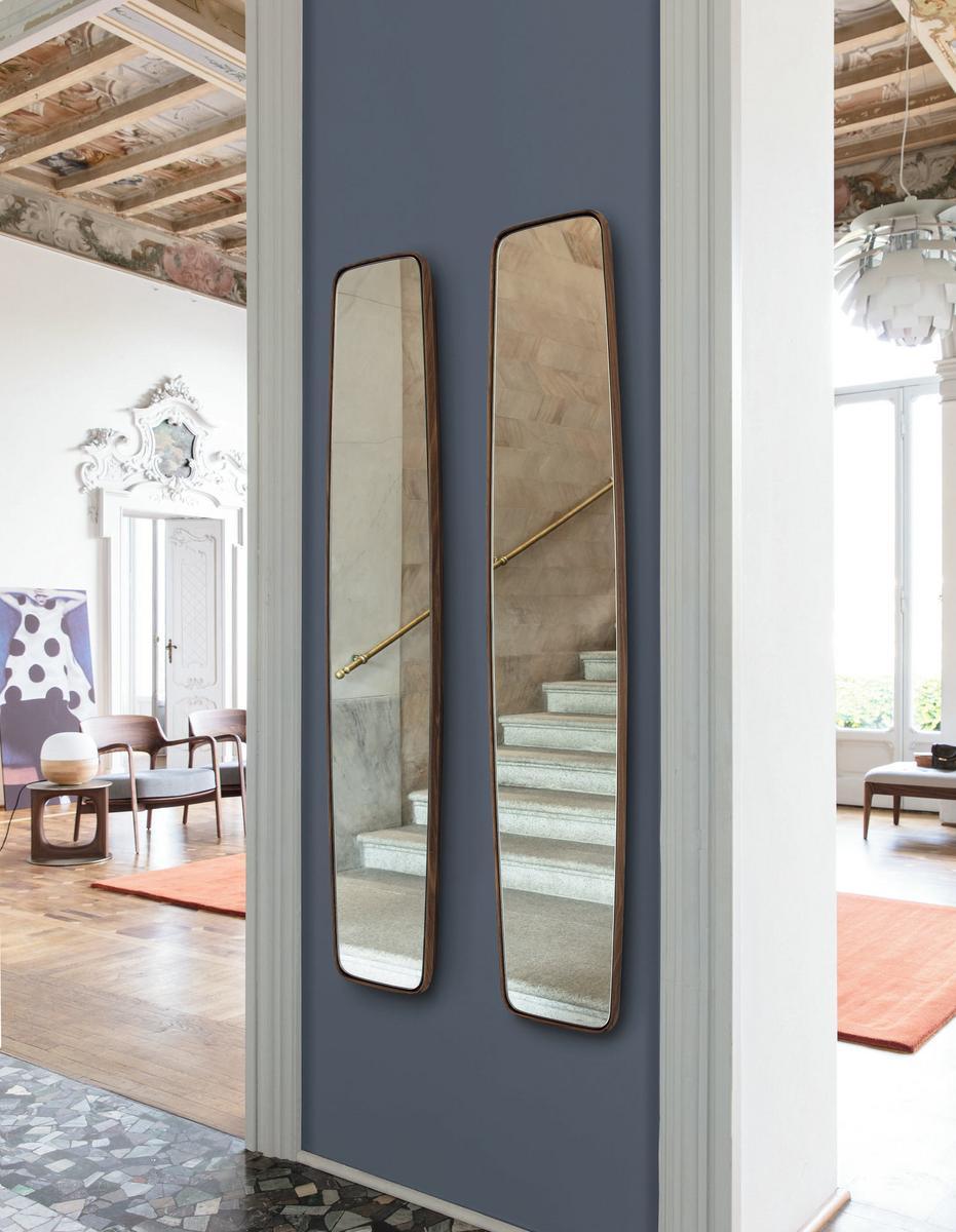 Rectangular wooden framed mirror | Botero 2 by Porada