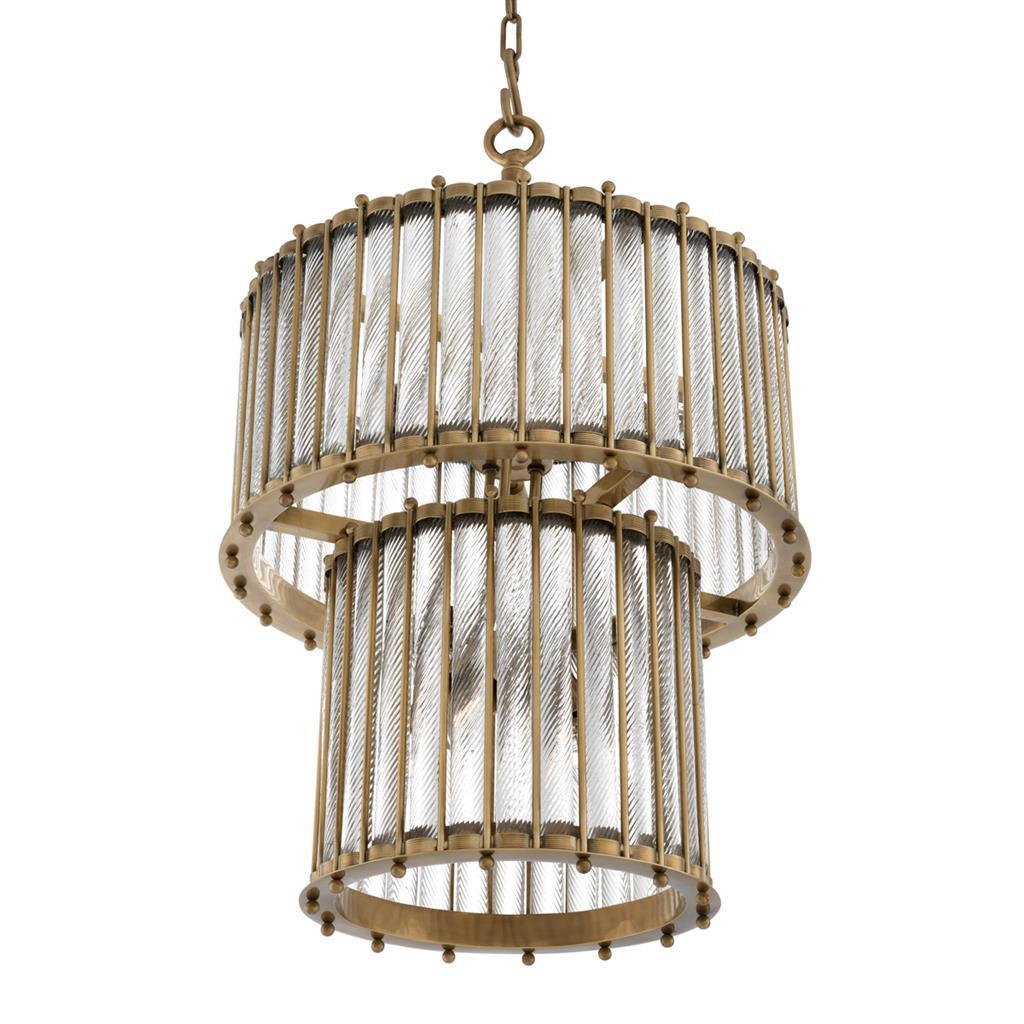 Glass pendant lamp | Tiziano by Eichholtz