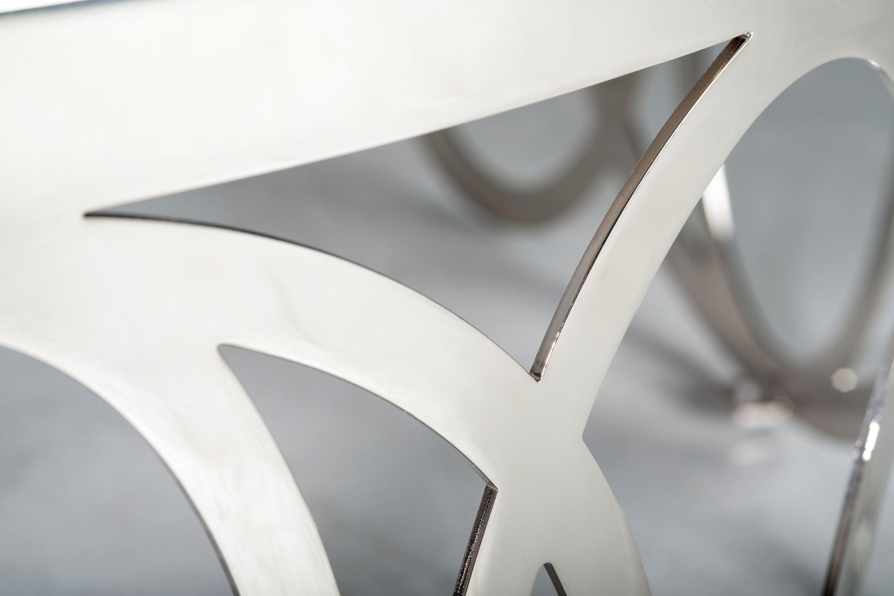 Marble and metal high side table | Scarlett by Mantellassi 1926