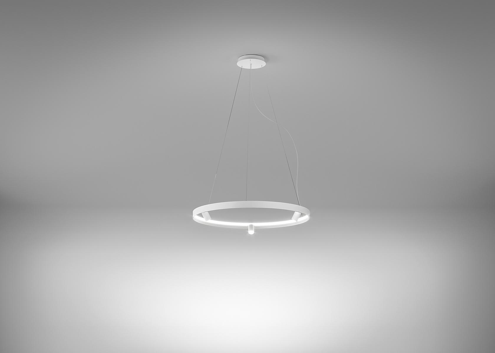 LED extruded aluminium pendant lamp | Arena by Panzeri