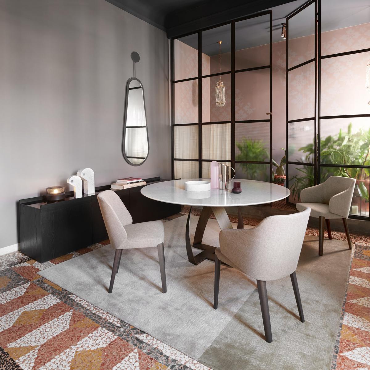 Wall-mounted framed mirror | Stilla by Potocco