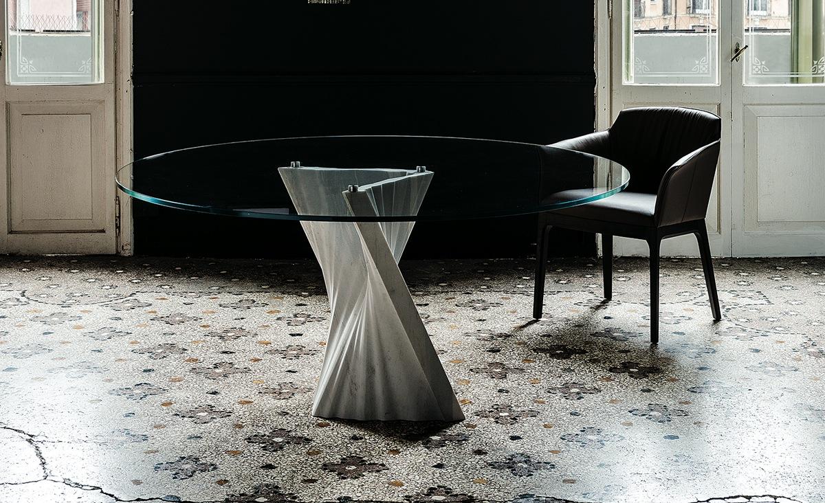 Oval stone table | Plisset by Cattelan Italia