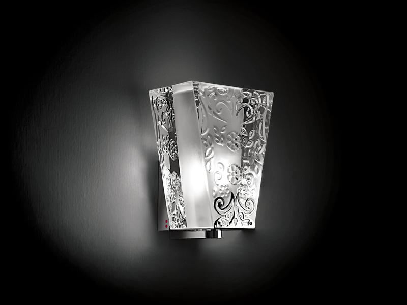 Crystal wall light | Vicky by Fabbian