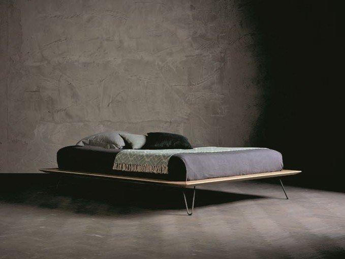 Solid wood double bed | Diamante V by Altacorte