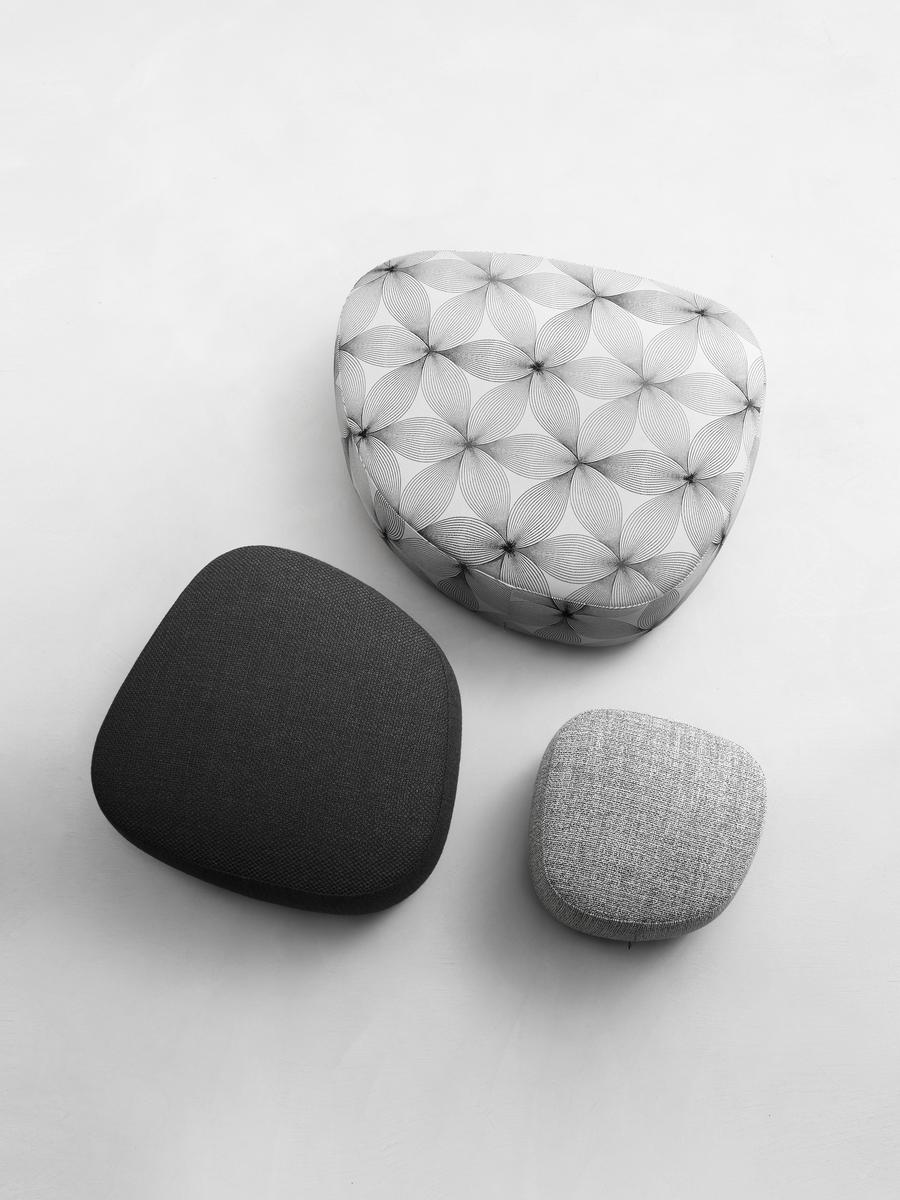 Pouf with removable lining | Pierre by Flou