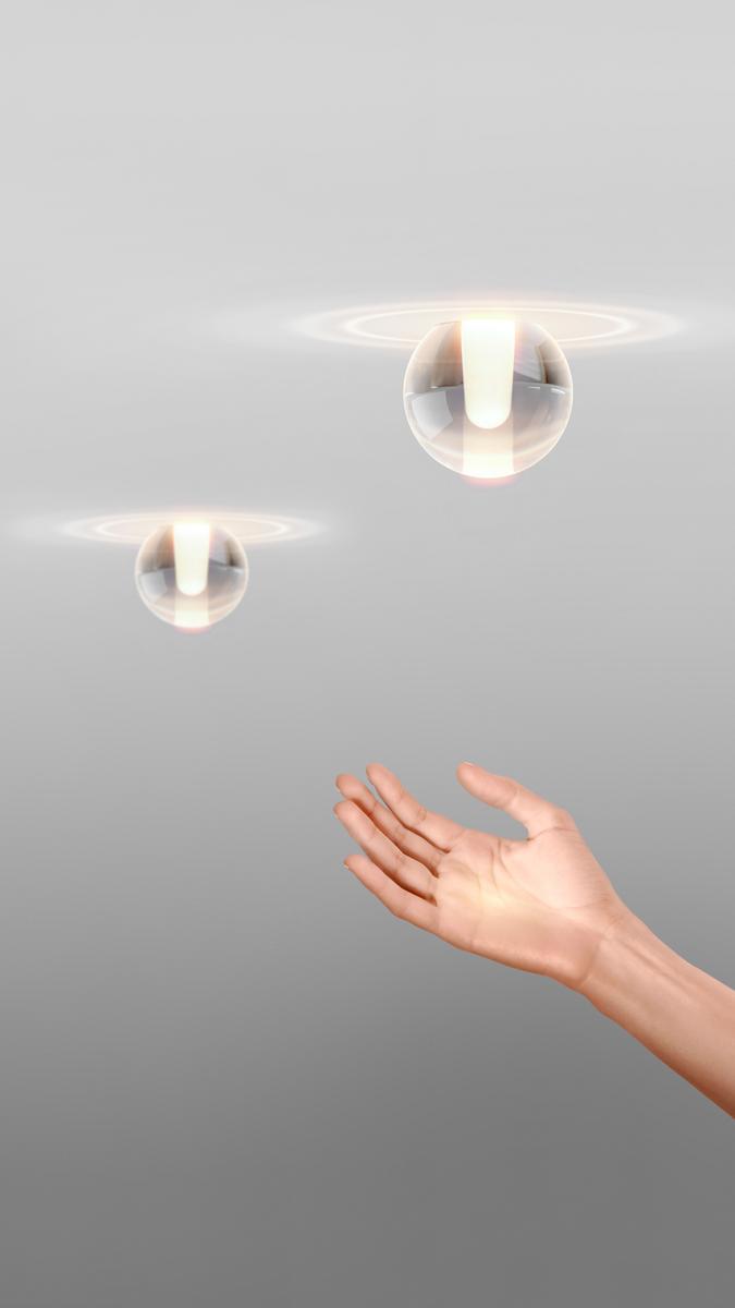 LED semi-inset glass spotlight | Alaska Big Trimless by Arkoslight