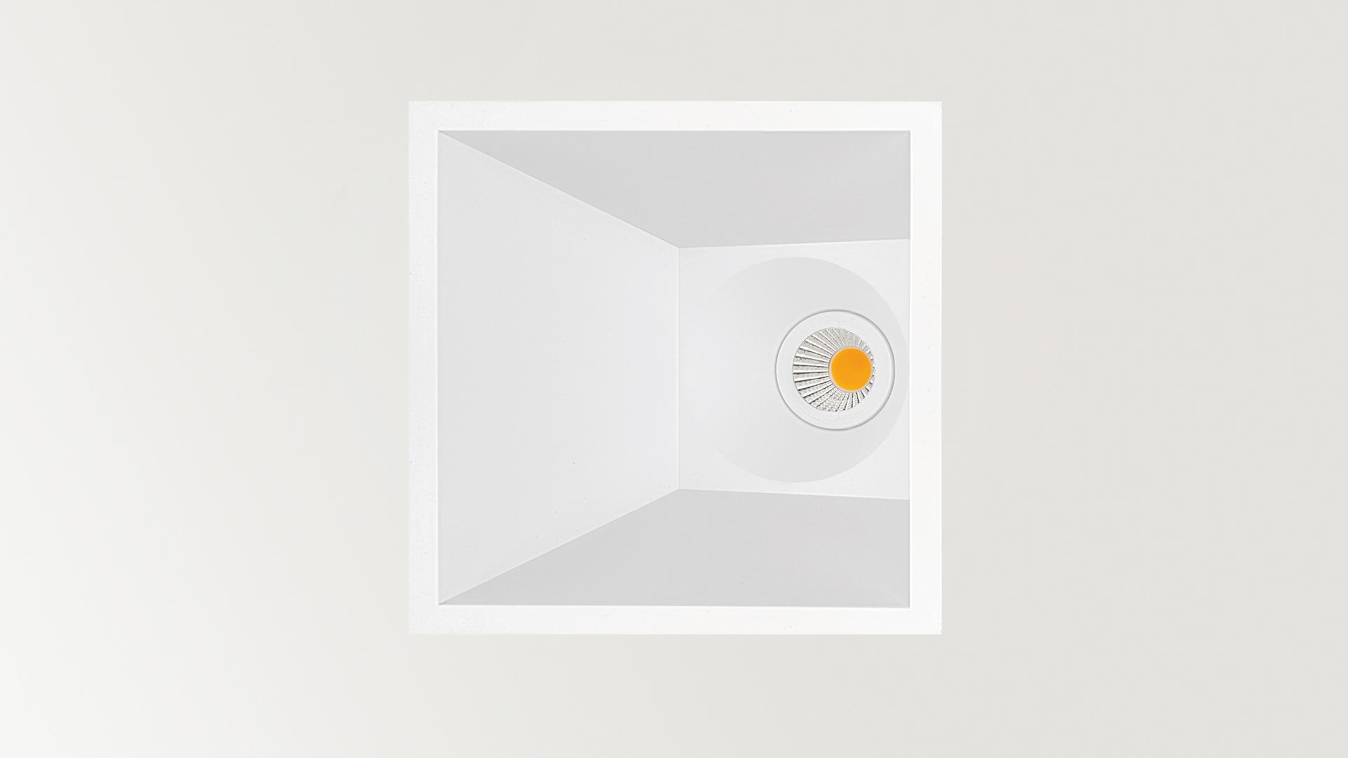 LED recessed spotlight | Swap Square Asymmetric by Arkoslight