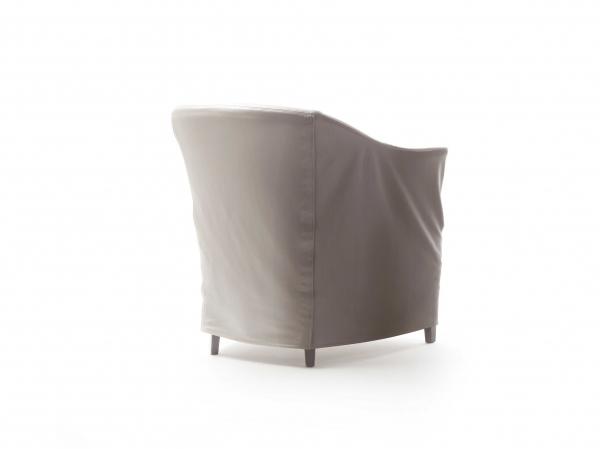 Leather armchair with armrests | Doralice by Flexform