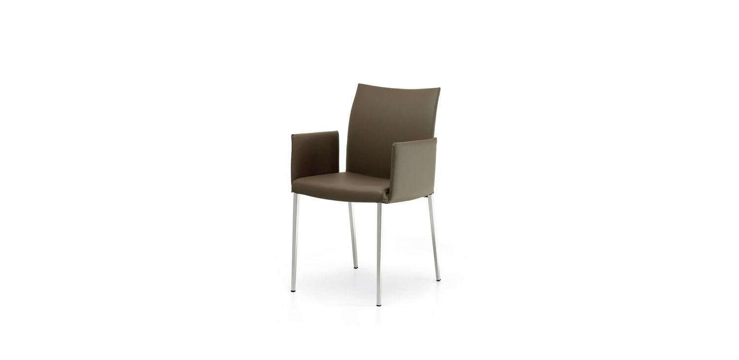 Leather chair | Anna by Cattelan Italia