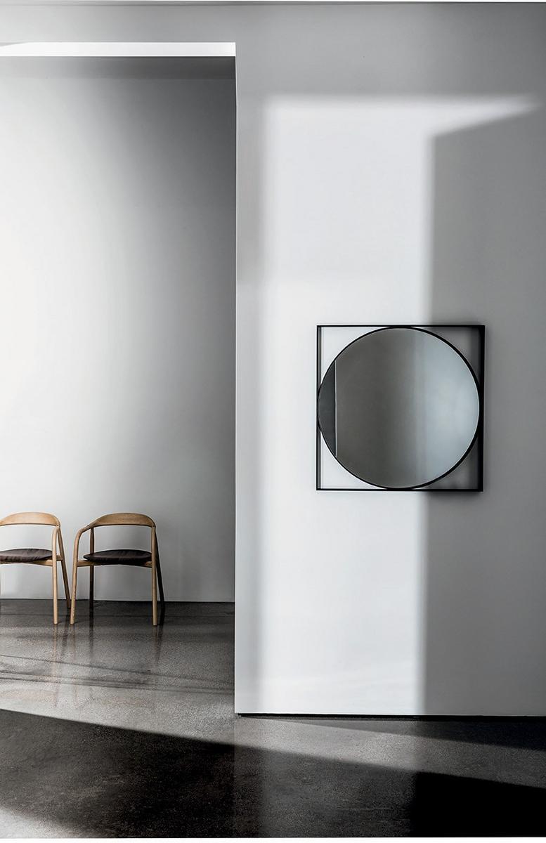 Square wall-mounted mirror | Visual Geometric by Sovet
