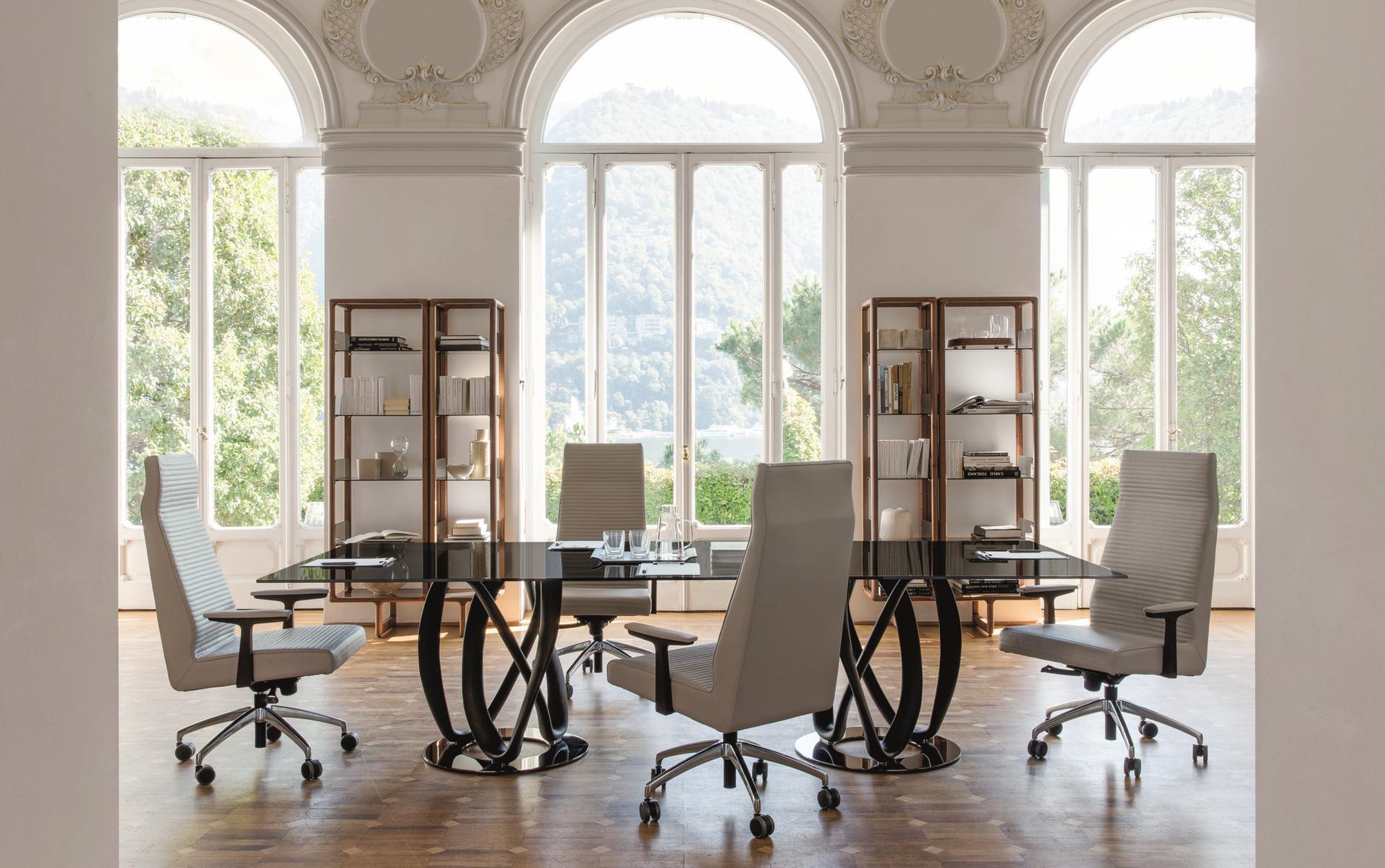 High-back fabric executive chair | Elis by Porada