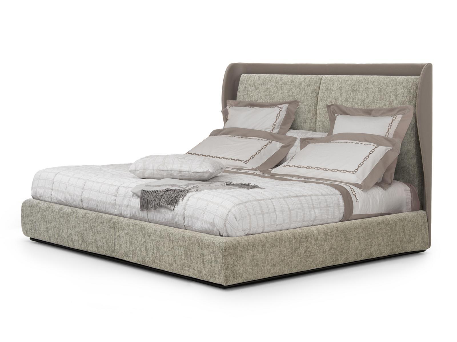 Upholstered fabric double bed | Louisiana by Formitalia