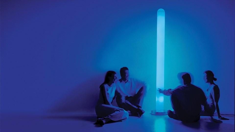 Direct light RGB floor lamp | Metacolor by Artemide