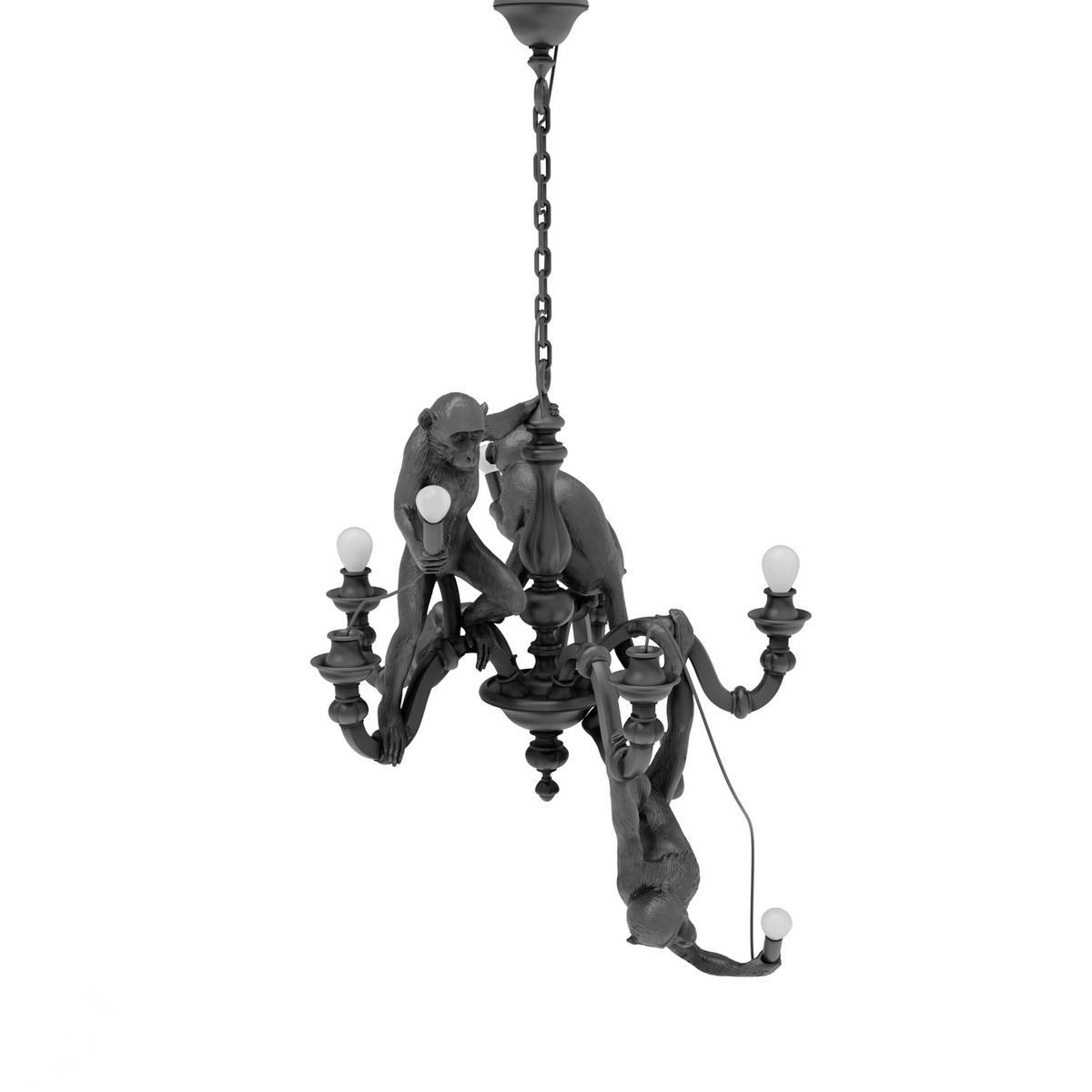LED resin chandelier | Monkey Chandelier by Seletti