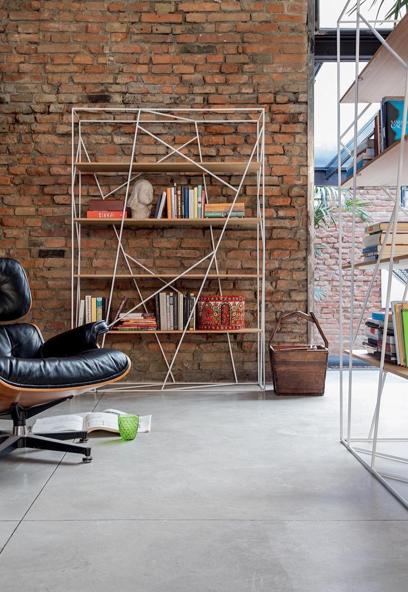 Open double-sided divider bookcase | Naviglio by Tonin Casa