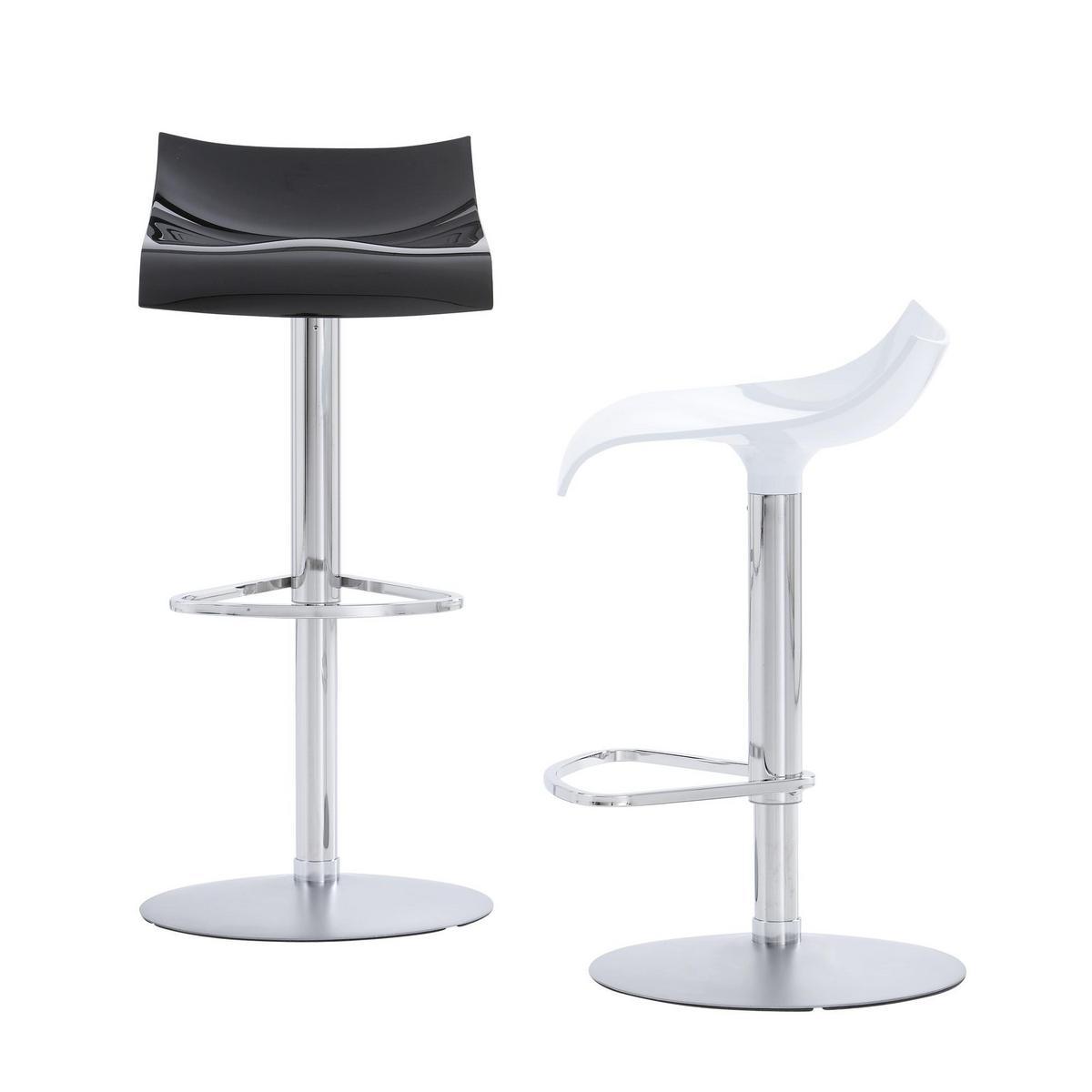 High height-adjustable multi-layer wood stool | Pam by Ligne Roset