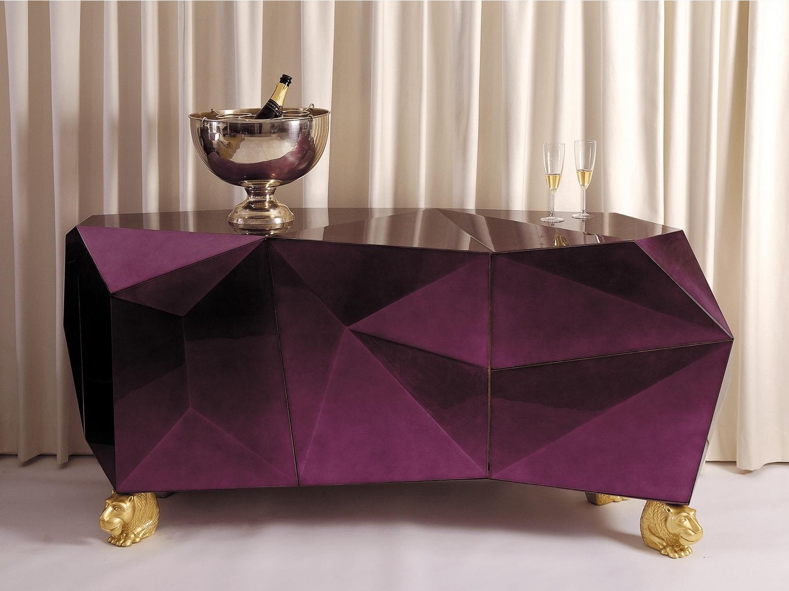 Wooden sideboard with doors | Diamond Amethyst by Boca Do Lobo