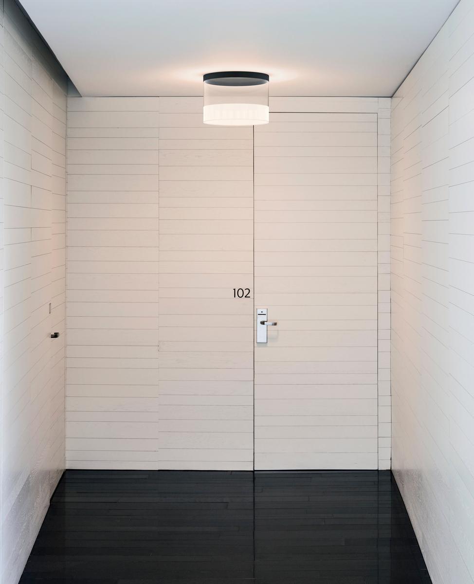 LED Borosilicate glass ceiling lamp | Guise by Vibia