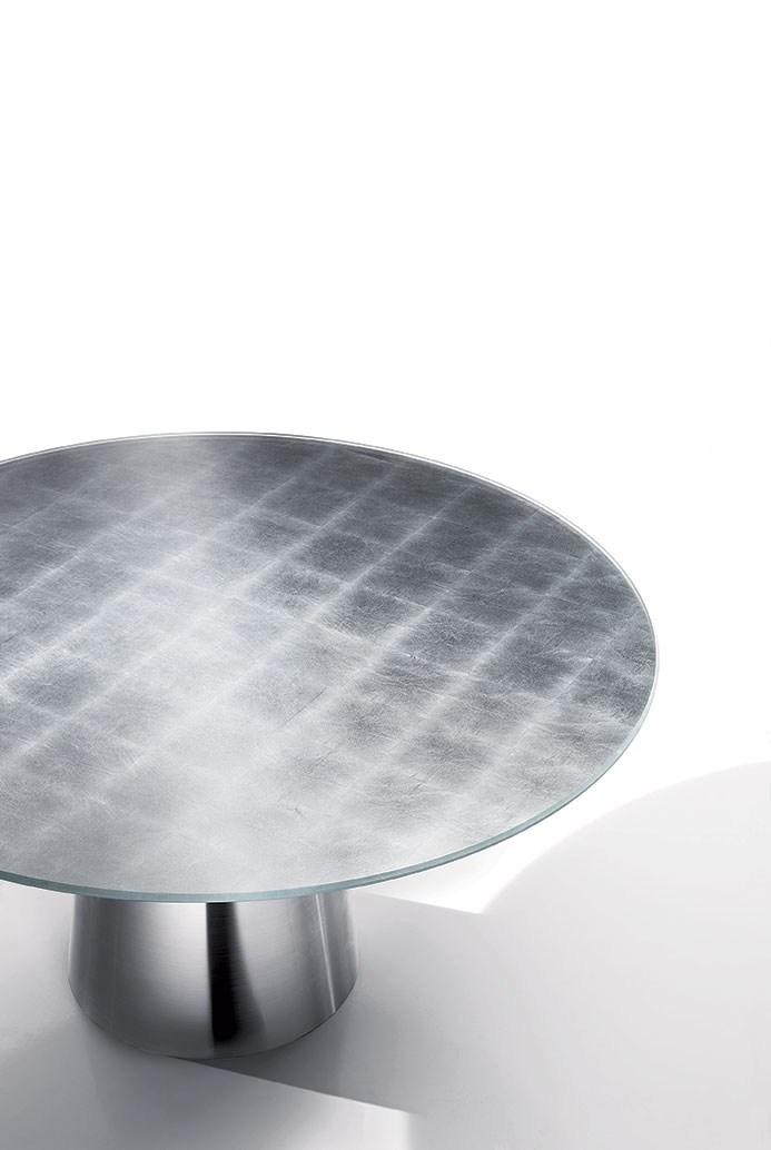 Round glass table | Totem by Sovet