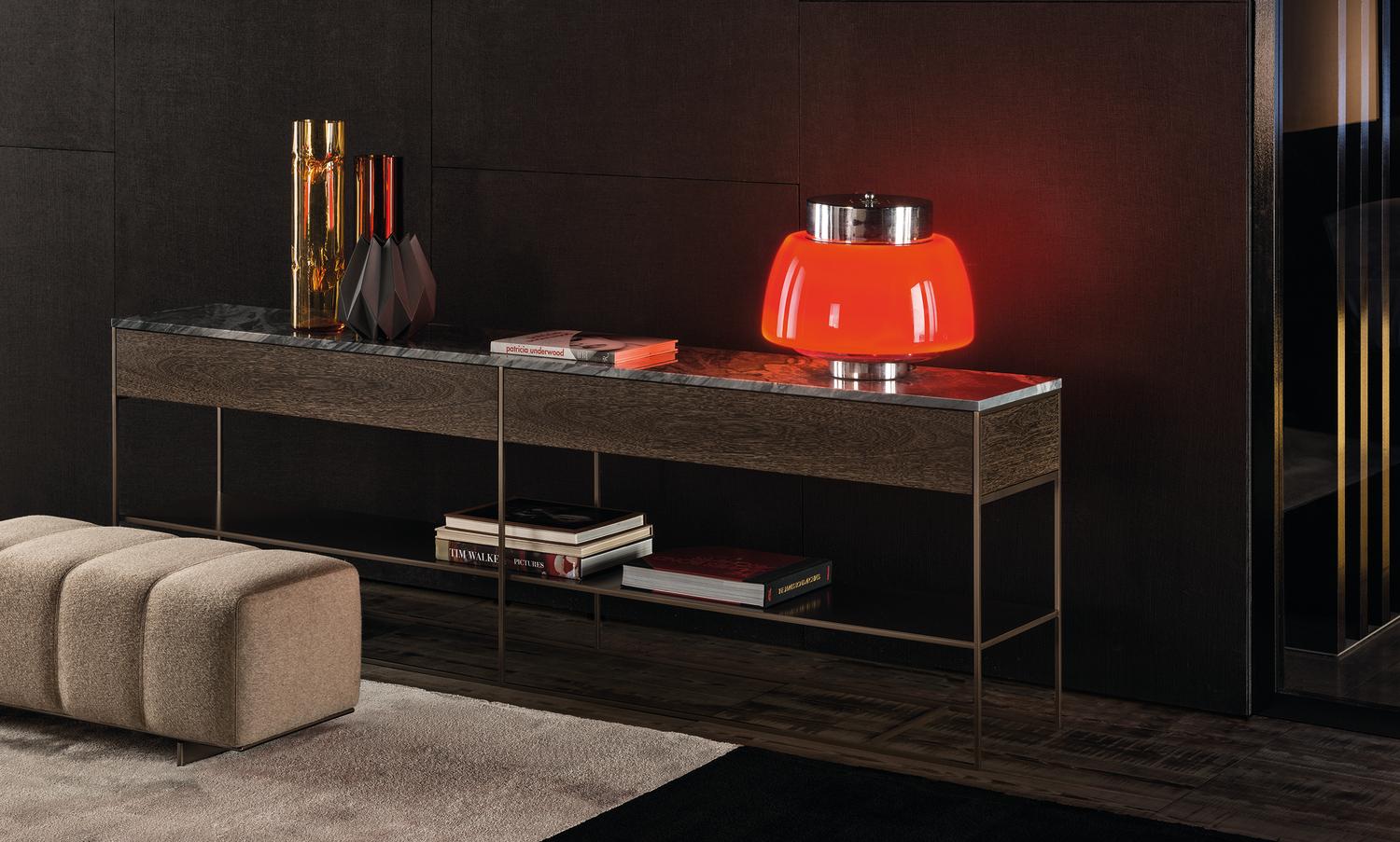 Console table | Calder Bronze by Minotti