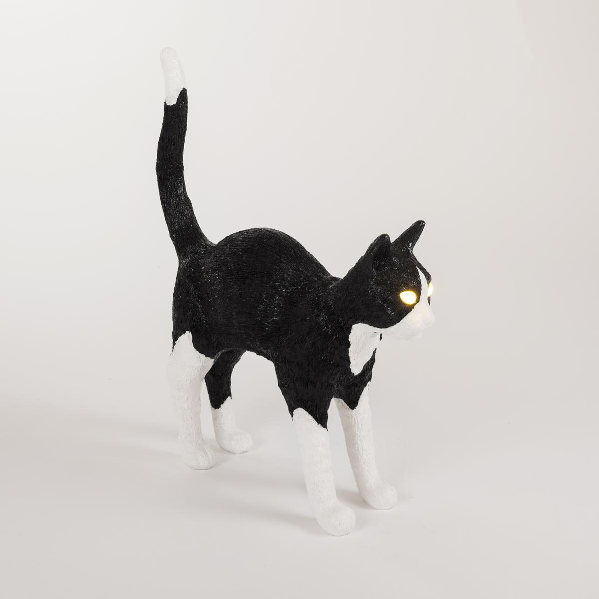 LED resin table lamp with USB charging | Jobby The Cat by Seletti