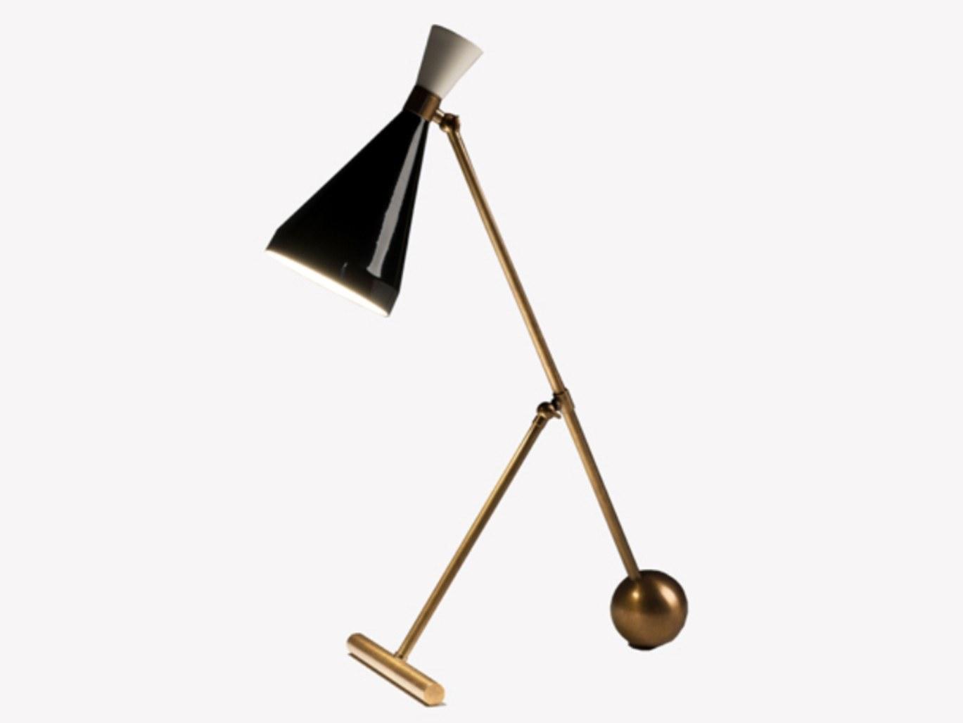 Brass and aluminium table lamp | Flipper by Mantellassi 1926