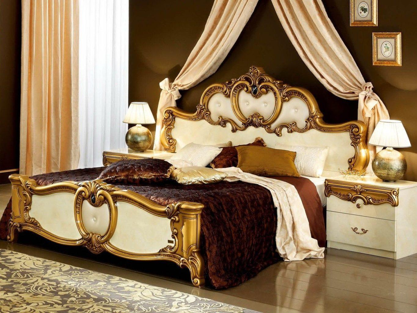 Eco-leather bedroom set | Barocco by Camelgroup