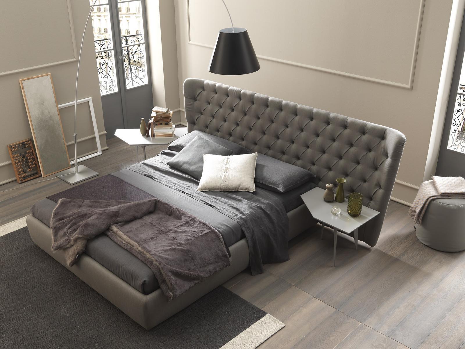 Bed with tufted headboard | Selene Large by Bolzan letti