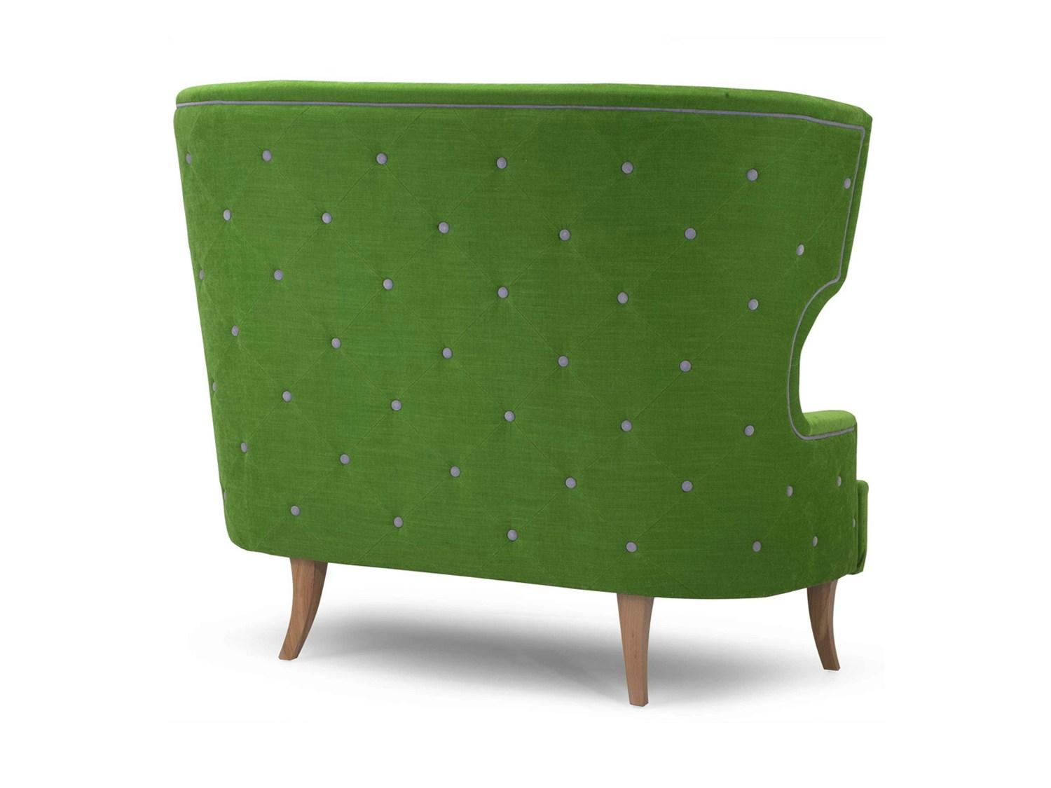 High-back fabric small sofa | Donna by Domingo salotti