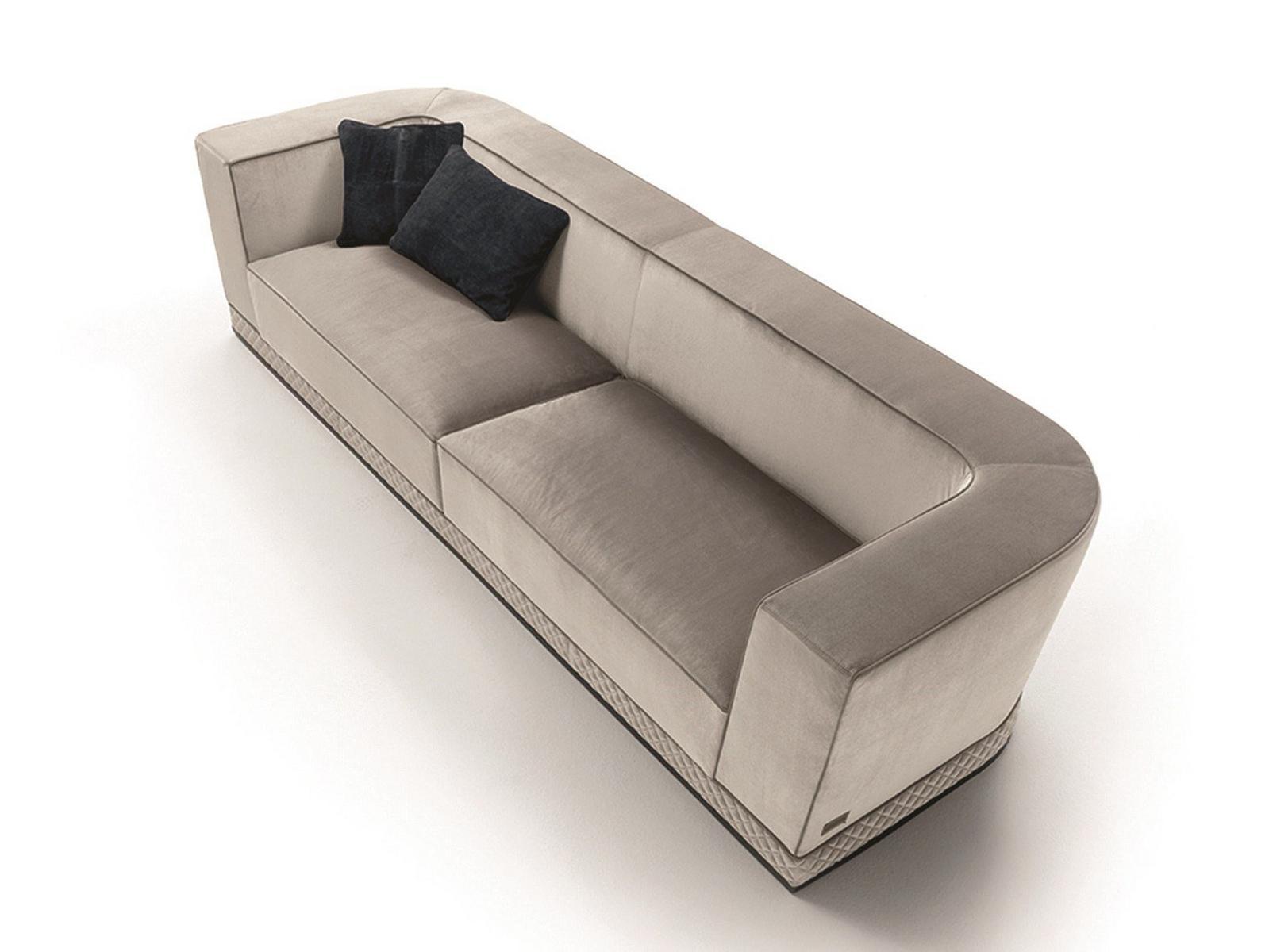 Corner nabuk sofa | Welles by Longhi