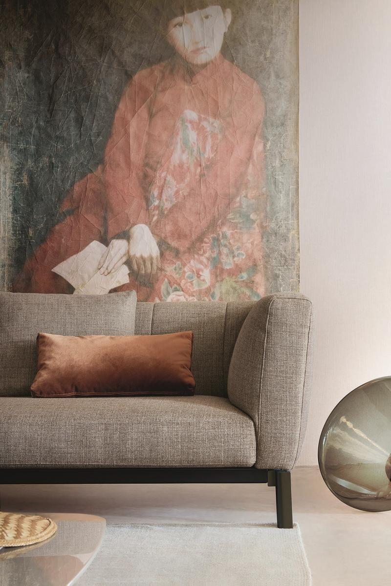 Fabric sofa | Warp by Lema