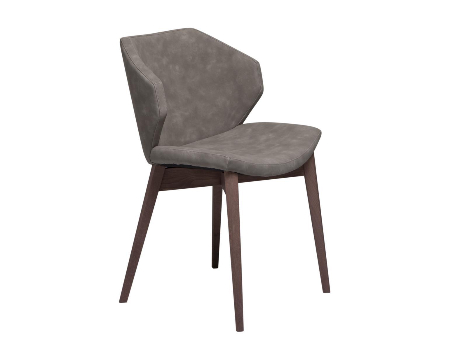 Upholstered chair with wooden base | Glam by Tonin Casa