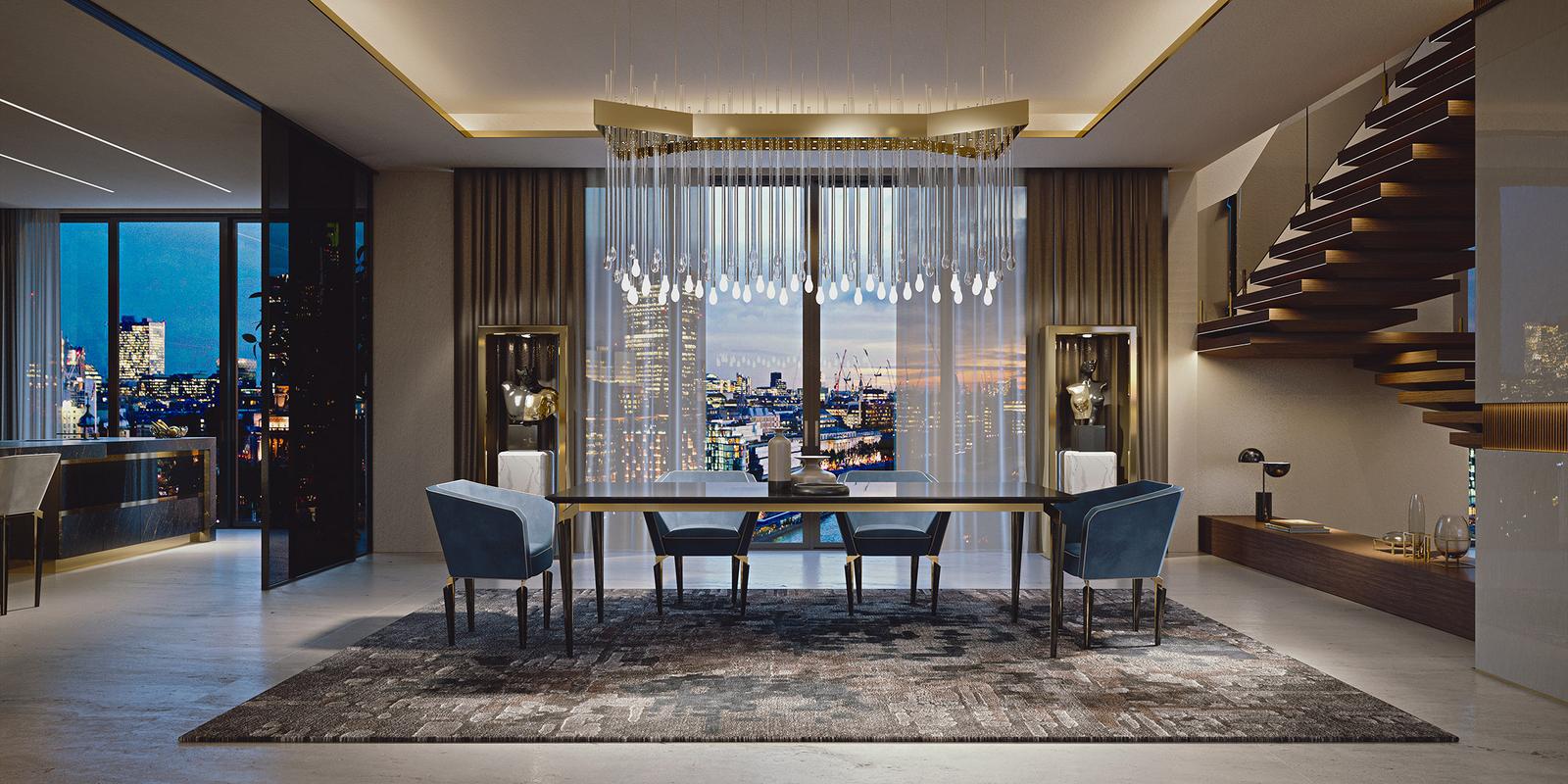 Lacquered kitchen with handles Brummel Jewel