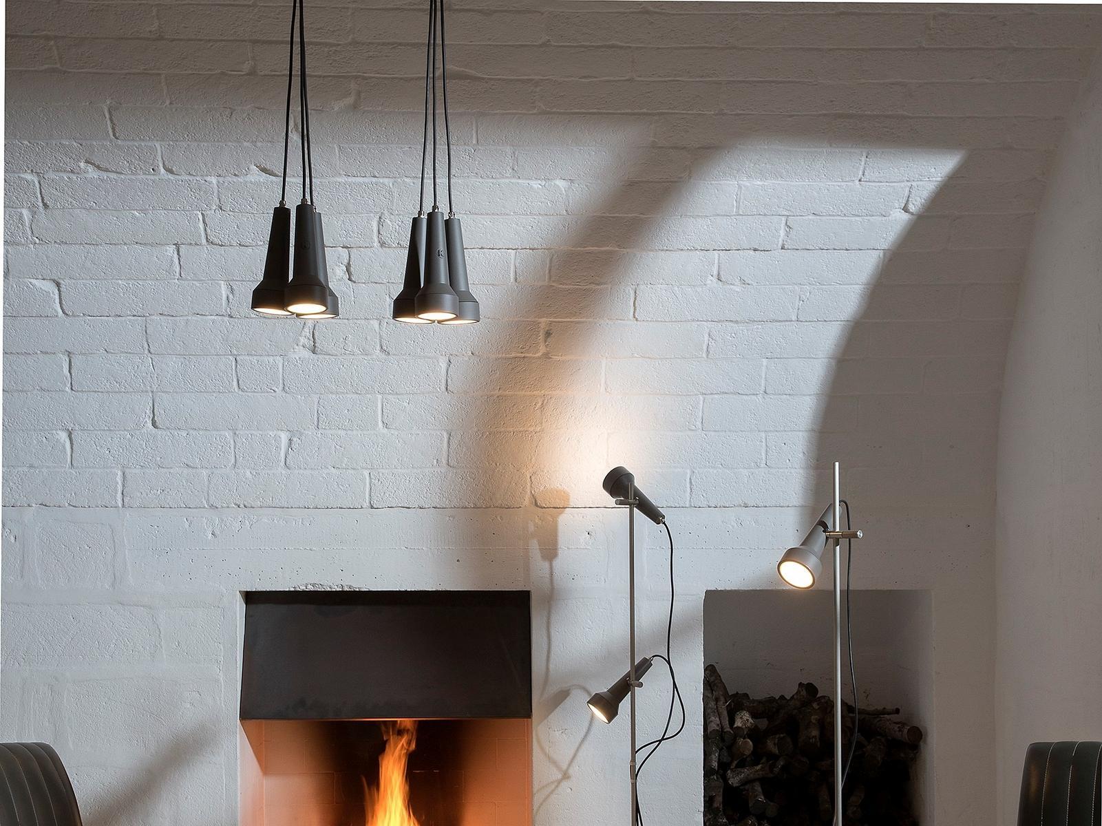 Direct light technopolymer pendant lamp | Torcia by Karman