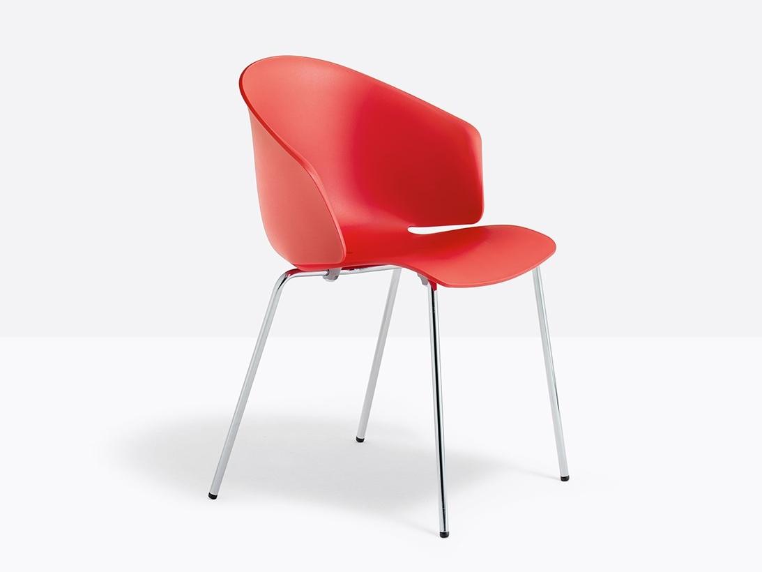 Stackable chair | Grace 410 by Pedrali
