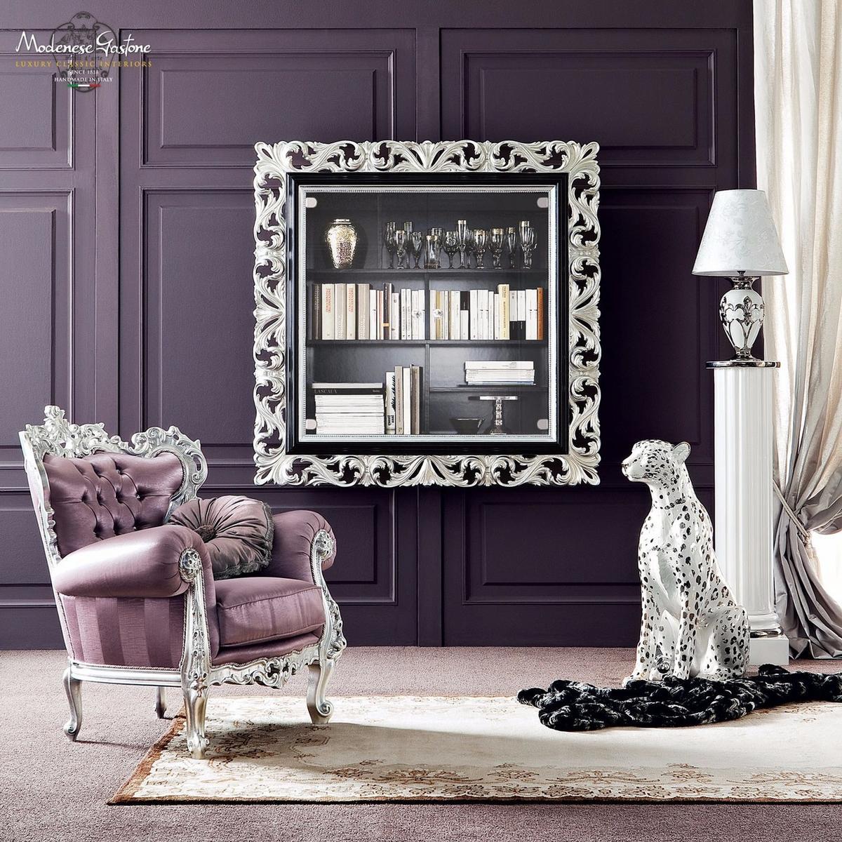 Wall-mounted wooden bookcase | 13130 by Modenese Gastone