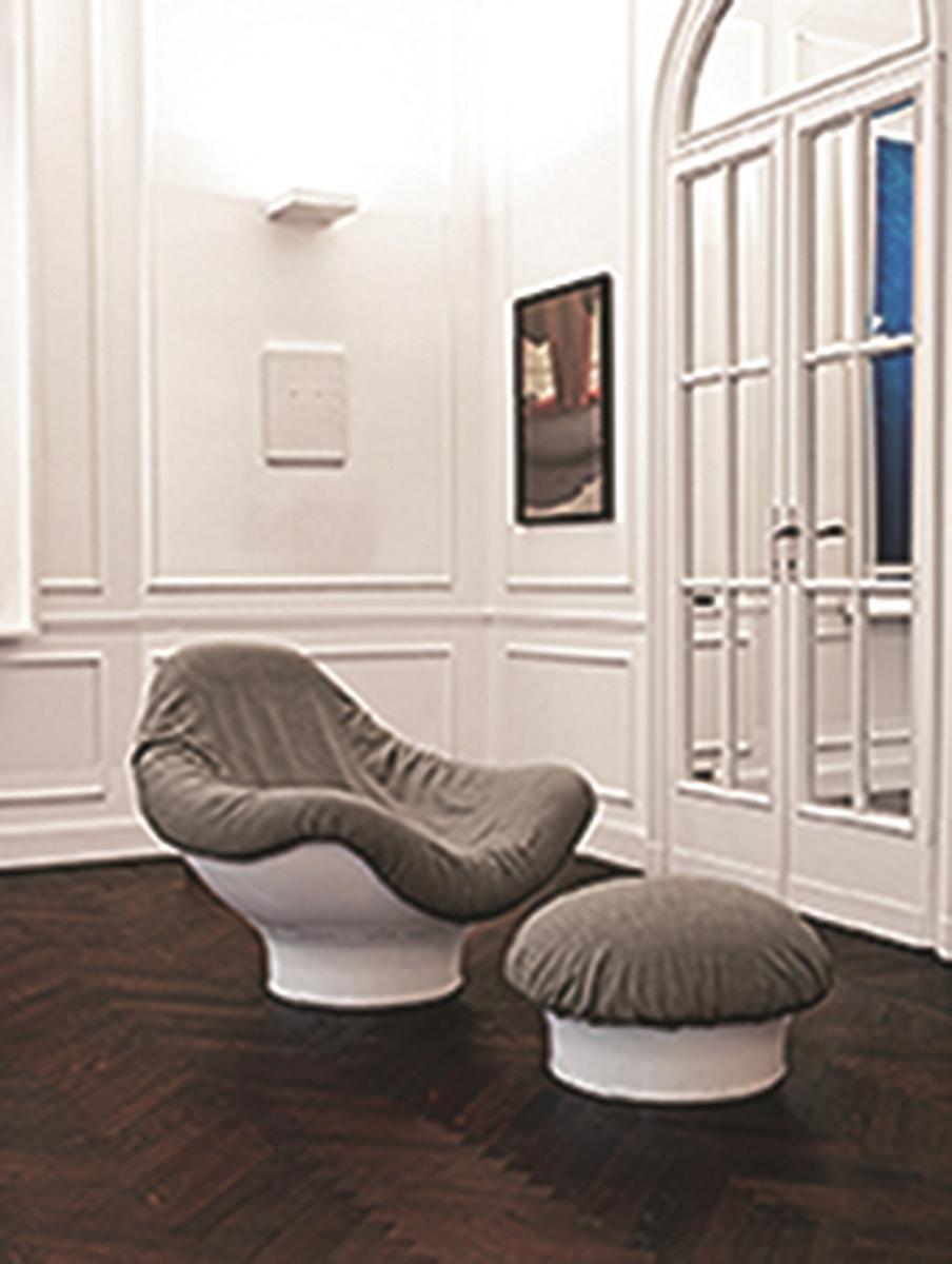 Fabric outdoor armchair | Rodica by Longhi