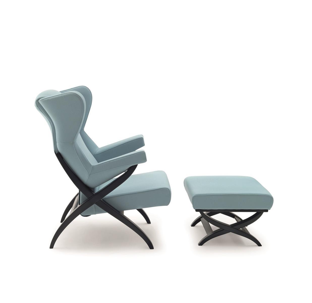Fabric armchair with armrests | Fiorenza by Arflex