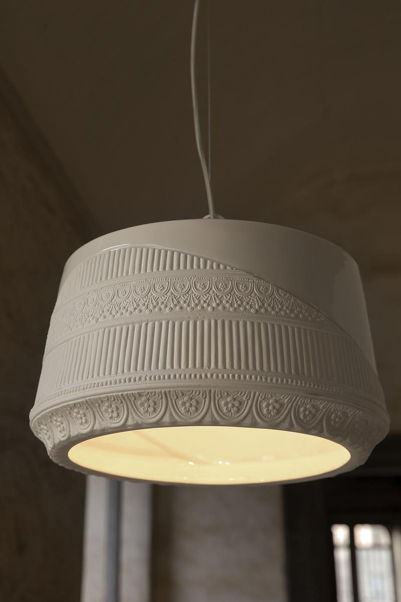 Ceramic pendant lamp | Mademoiselle by Karman