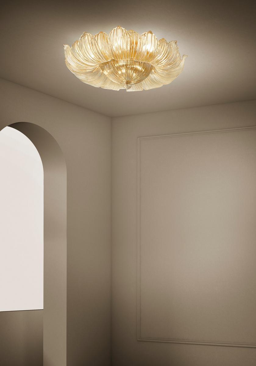 Glass ceiling light | Loredan by Sylcom