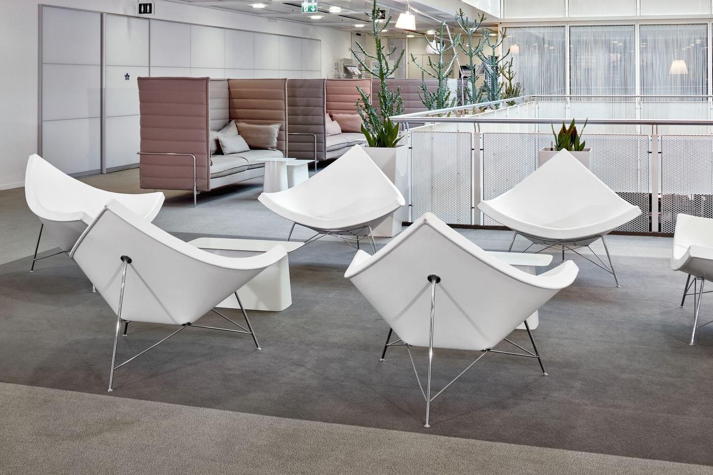 3 seater high-back fabric sofa | Alcove Highback by Vitra