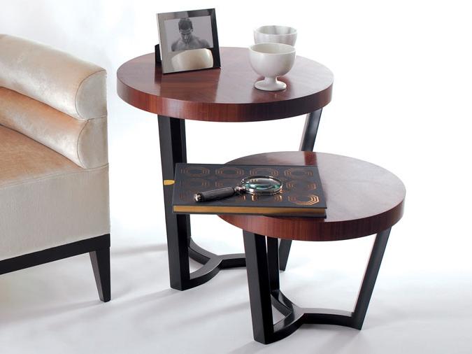 Round rosewood side table | Sulivan by Boca Do Lobo